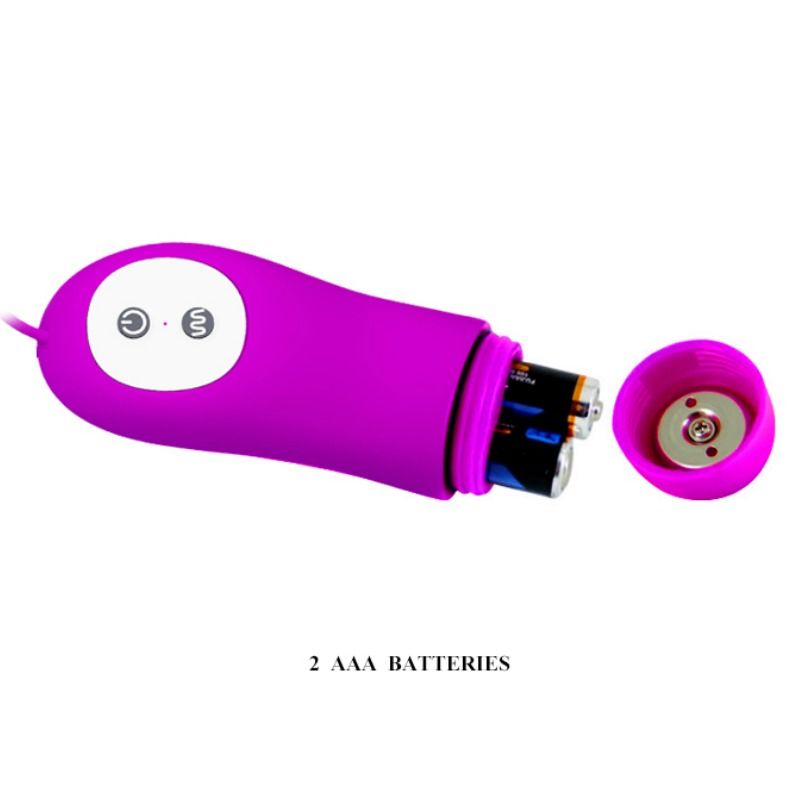Vibratore ad ovetto doppio per duplice godimento vaginale ed anale 12 funzioni con telelcomando Irma Pretty Love Flirtation