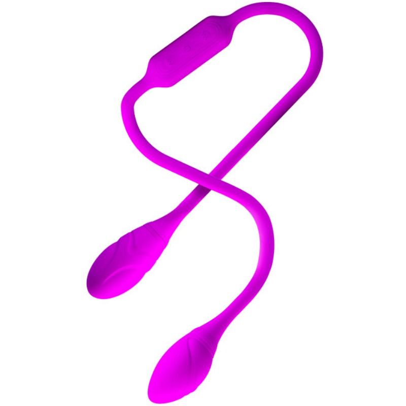 Vibratore unisex pieghevole a frusta con 12 modalità di vibrazione per coppie in silicone ricaricabile USB Pretty Love Smart