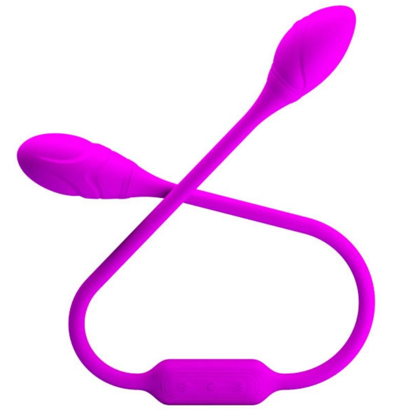 Vibratore unisex pieghevole a frusta con 12 modalità di vibrazione per coppie in silicone ricaricabile USB Pretty Love Smart