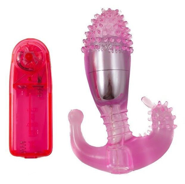 Stimolatore vaginale anale con vibrazione multipla per clitoride punto G perineo silicone BAILE