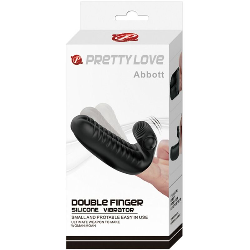 Pretty Love - Dé à coudre stimulateur noir Abbott