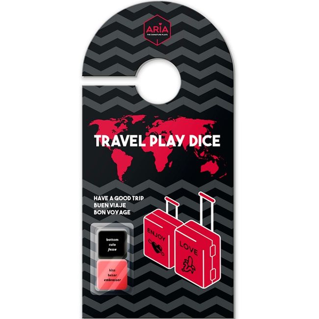 Travel Play Dice per giochi di coppia sorprendente multilingua francese inglese spagnolo ARIA