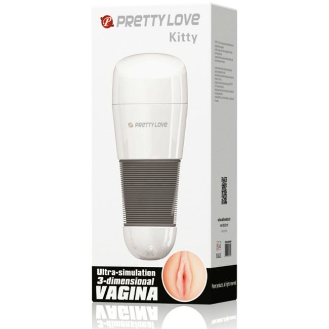 Pretty Love - Masturbateur vaginal White Kitty