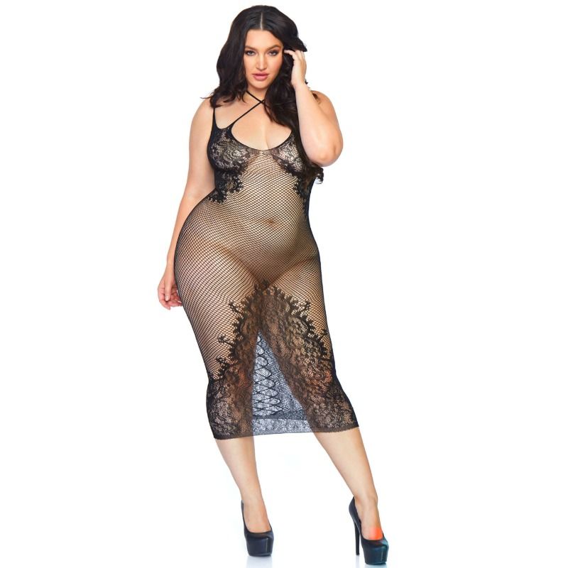 Leg Avenue - Abito Con Doppia Cinturina 1X-2X
