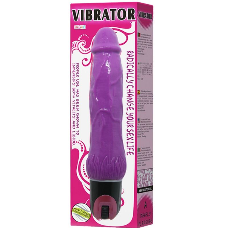 Vibratore con venature multivelocità in TPR e ABS con controllo ergonomico BAILE VIBRATORS