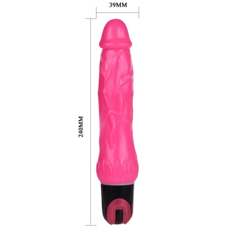 Vibratore con venature multivelocità in TPR e ABS con controllo ergonomico BAILE VIBRATORS