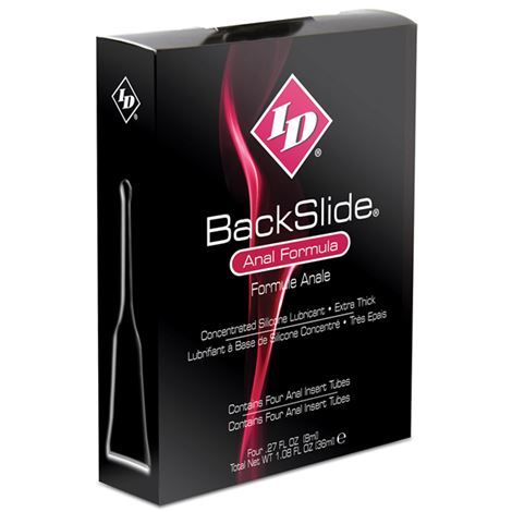 Id Backslide - Inserto Anale 4 Tubi 8Ml