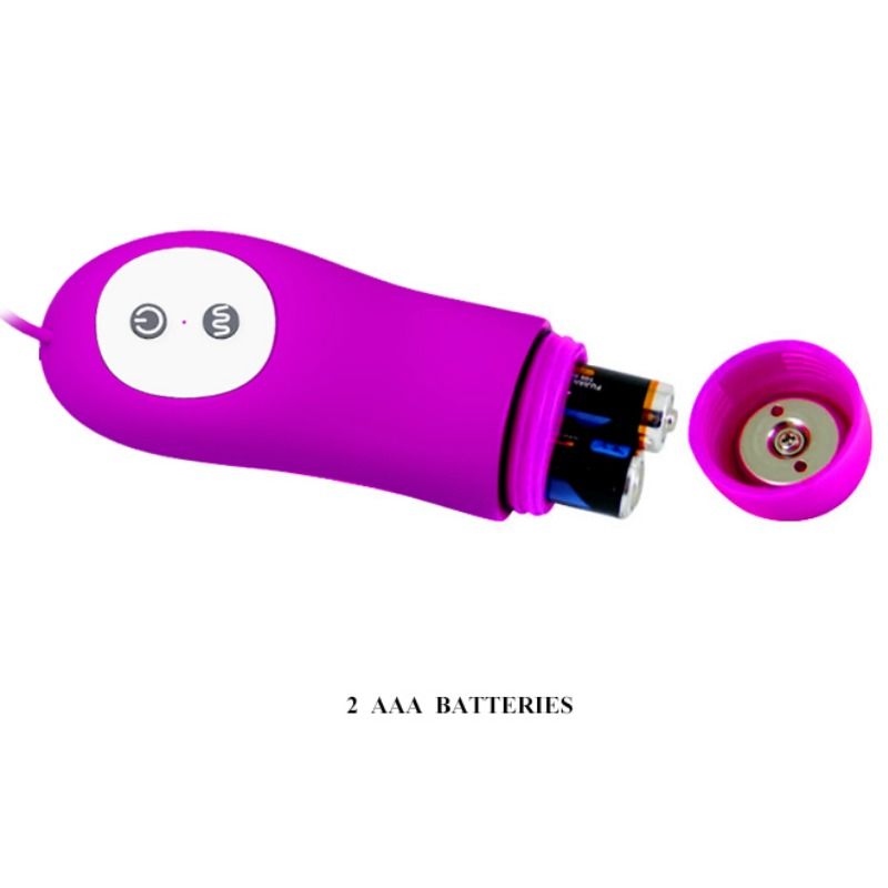 Ovulo vibrante potente stimolatore clitorideo silicone morbido 12 funzioni di vibrazione Pretty Love