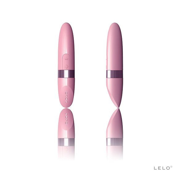 Vibratore da borsetta discreto a forma di rossetto potente e impermeabile con porta USB ricaricabile MIA 2 colore rosa LELO