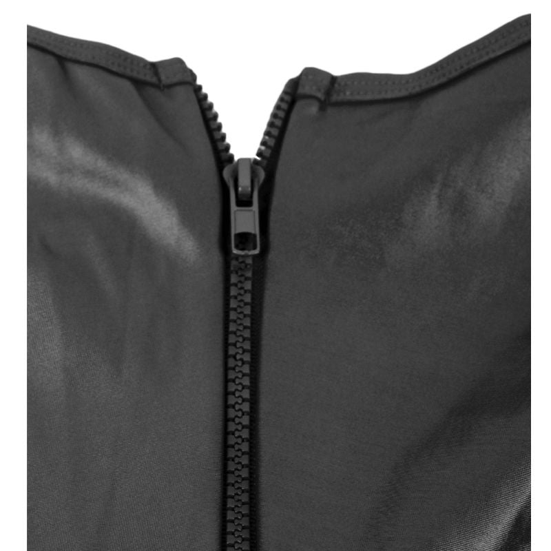 Corpetto elegante nero seno scoperto con cinghie design esclusivo donna intimo sexy subblime fetish