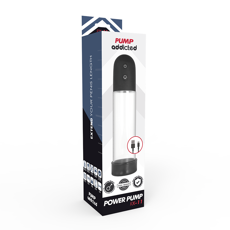Pompa automatica per l'ingrossamento del pene ingrandisce il pene ed aumenta l'erezione in abs e silicone pump addicted