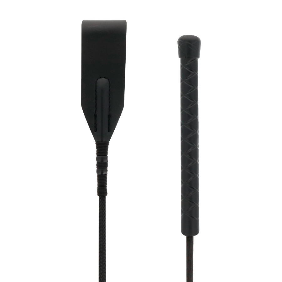 Frustino in pelle manico presa sicura riding crop darkness