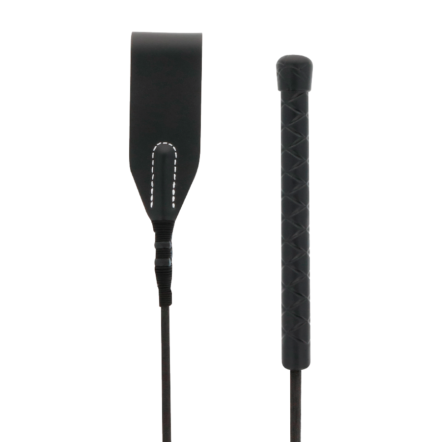 Frustino in pelle manico presa sicura riding crop darkness