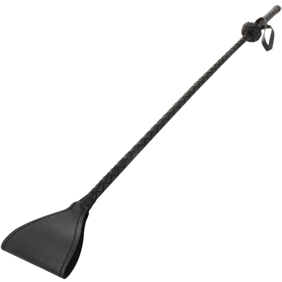 Frustino in pelle manico presa sicura riding crop darkness