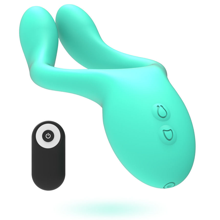 Vibratore multiuso per uomo e donna con telecomando 10 modalità di vibrazione silicone medico impermeabile Happy Loky