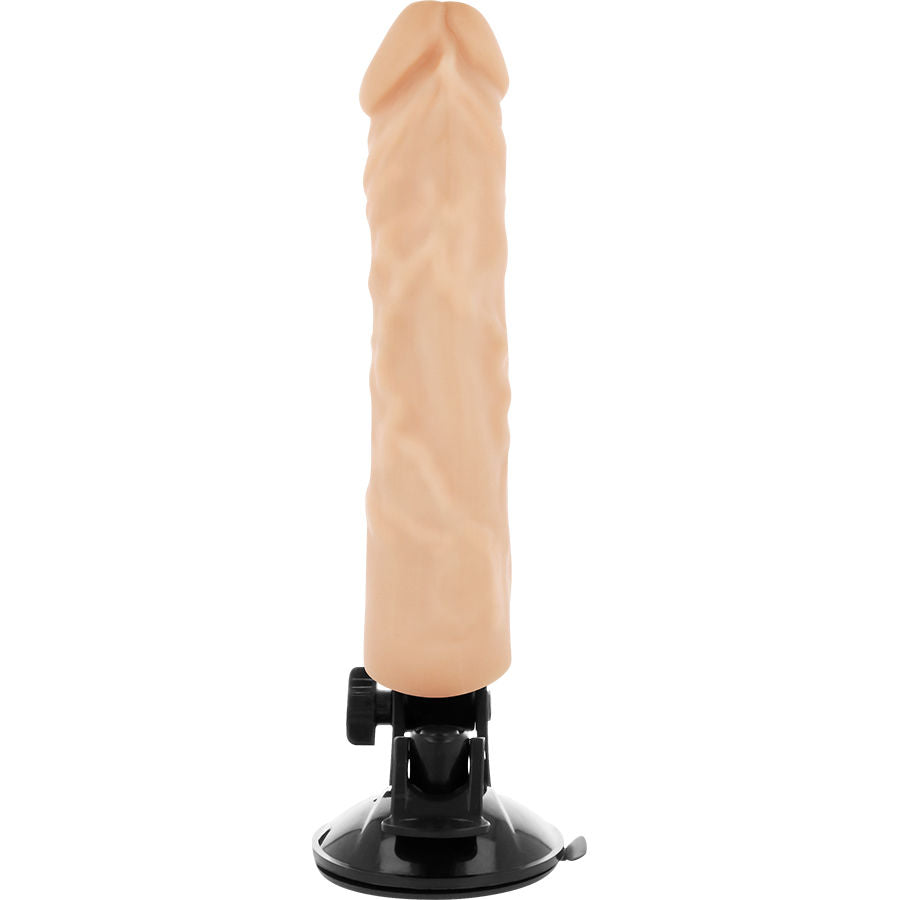 Fallo dildo vibrante realistico con venature 21 cm 12 modalità con base a ventosa e velocità regolabile BASECOCK