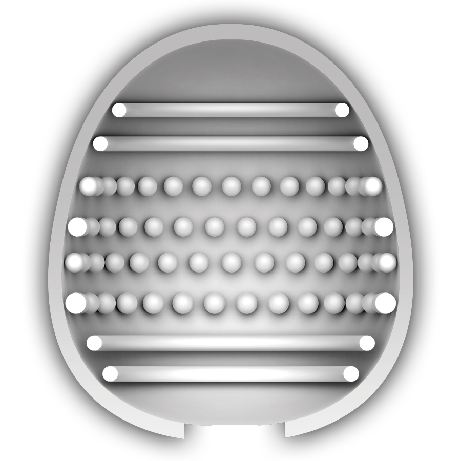 Masturbatore uomo Egg masturbator edizione rossa elastomero medico ipoallergenico con lubrificante naturale discreto Jamyjob