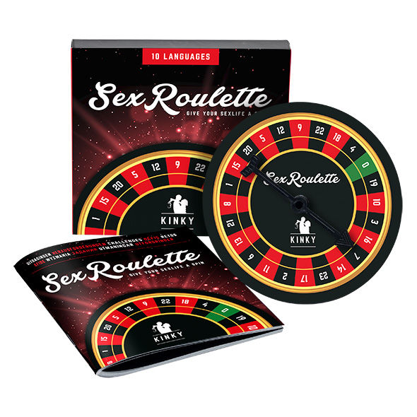 Gioco erotico Sex Roulette Kinky Edition multilingue 24 sfide eccitanti per coppie Tease and Please