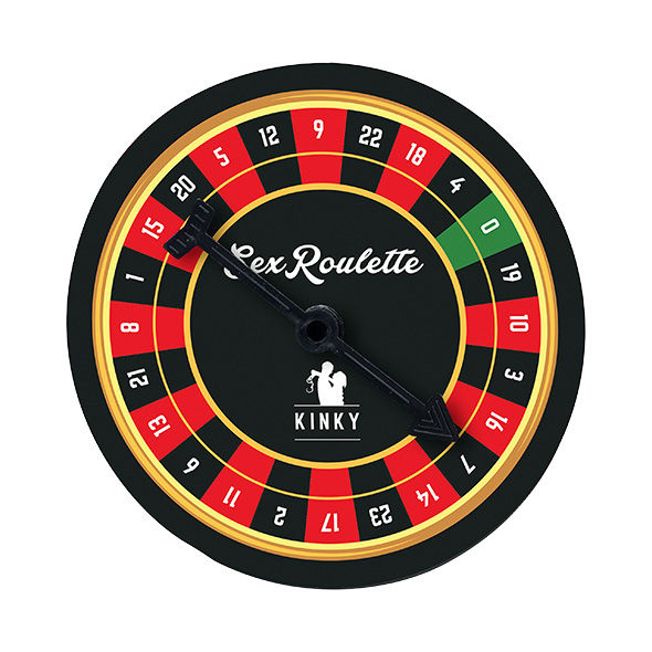 Gioco erotico Sex Roulette Kinky Edition multilingue 24 sfide eccitanti per coppie Tease and Please