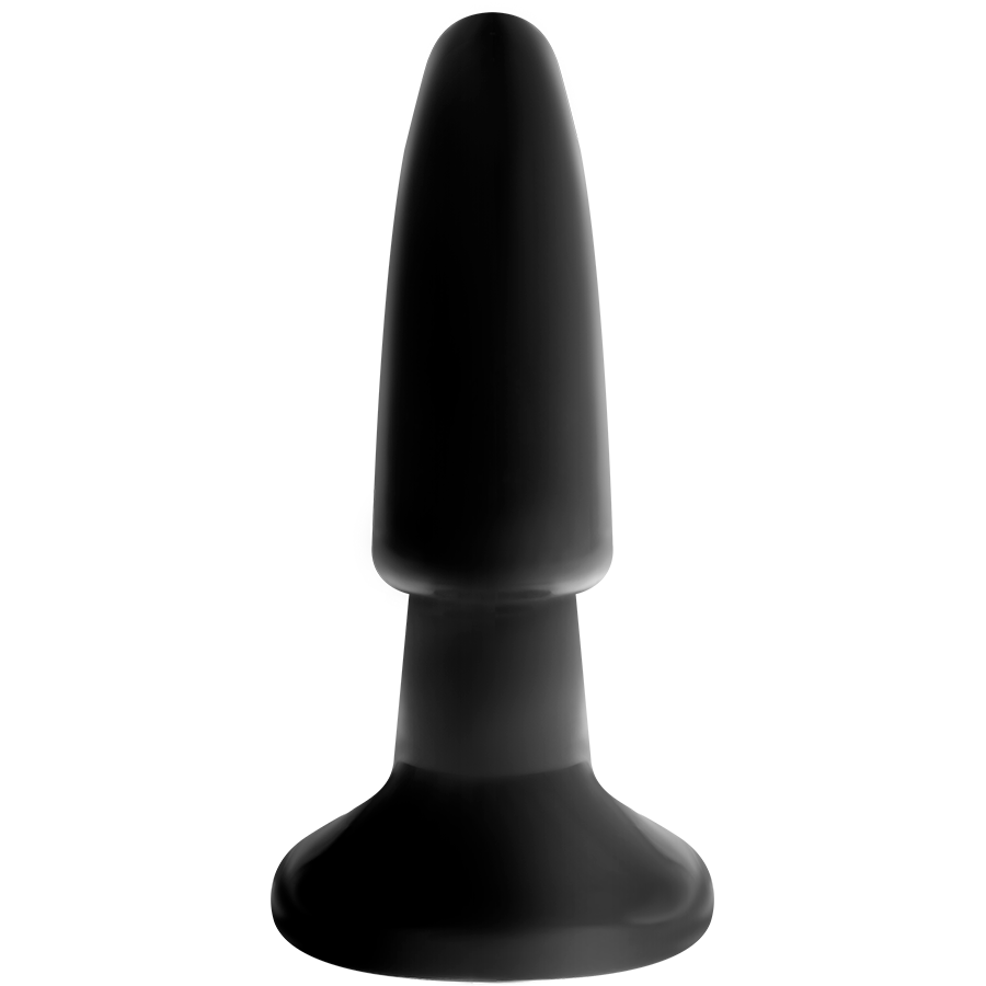 Mutandina In Pelle Con Plug E Dildo Intercambiabile Darkness