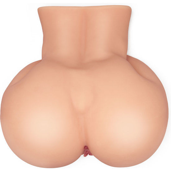 Busto Donna Fondoschiena Realistico Doggy Style Oltre 90 Gradi Con Foro Ano E Vagina Masturbatore Pene 31Cm
