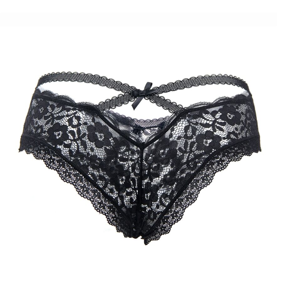 Queen Lingerie - Floral Lace Briefs S/M