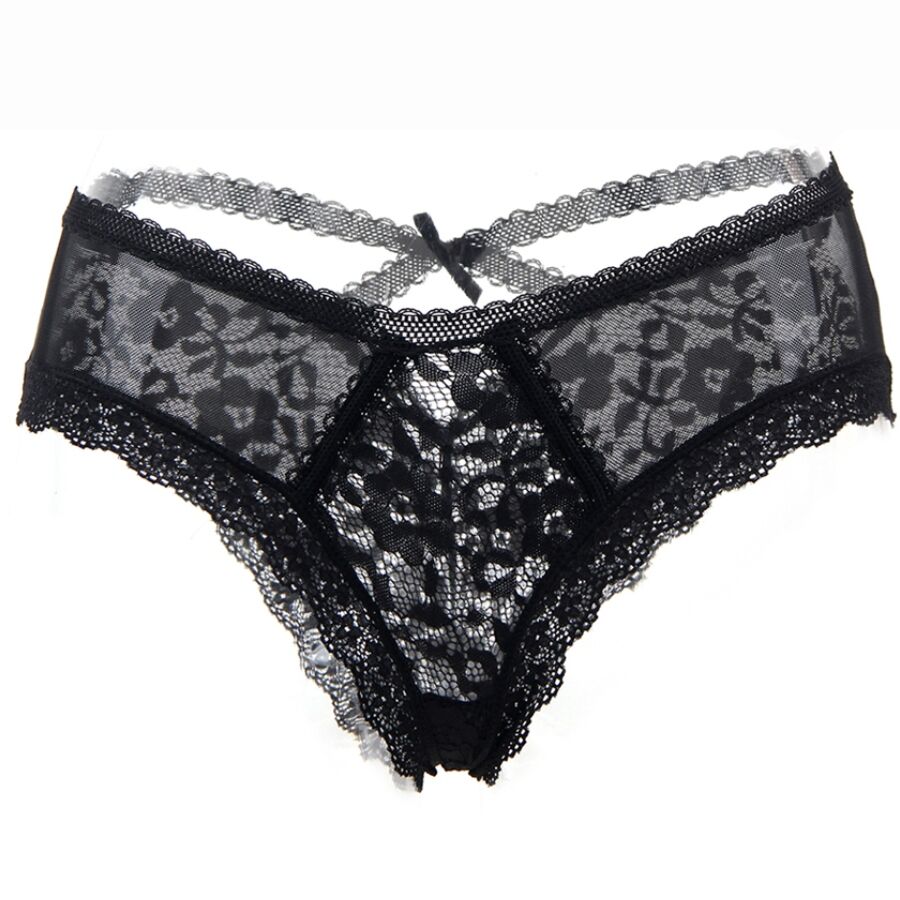 Queen Lingerie - Floral Lace Briefs S/M