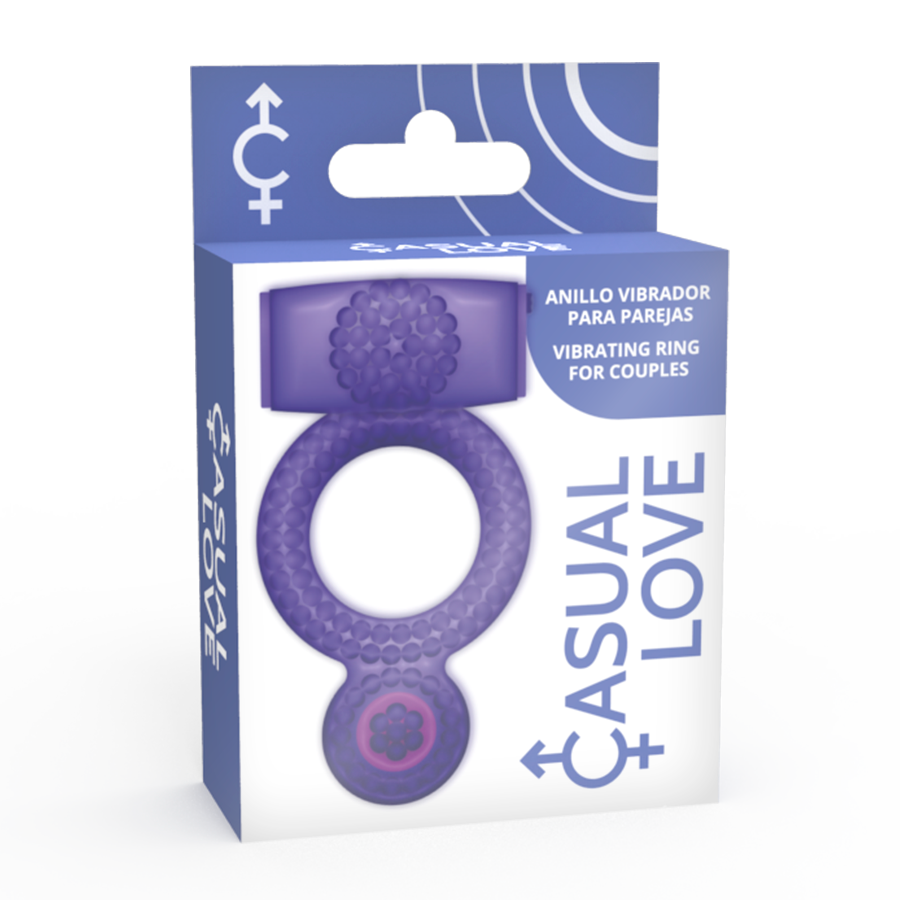 Anello fallico vibrante per principianti doppio stimolazione incredibili vibrazioni flessibile adattabile durevole CASUAL LOVE
