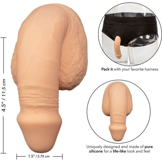 Calexotics - Imballaggio In Silicone Pene 12.75 Cm Carne