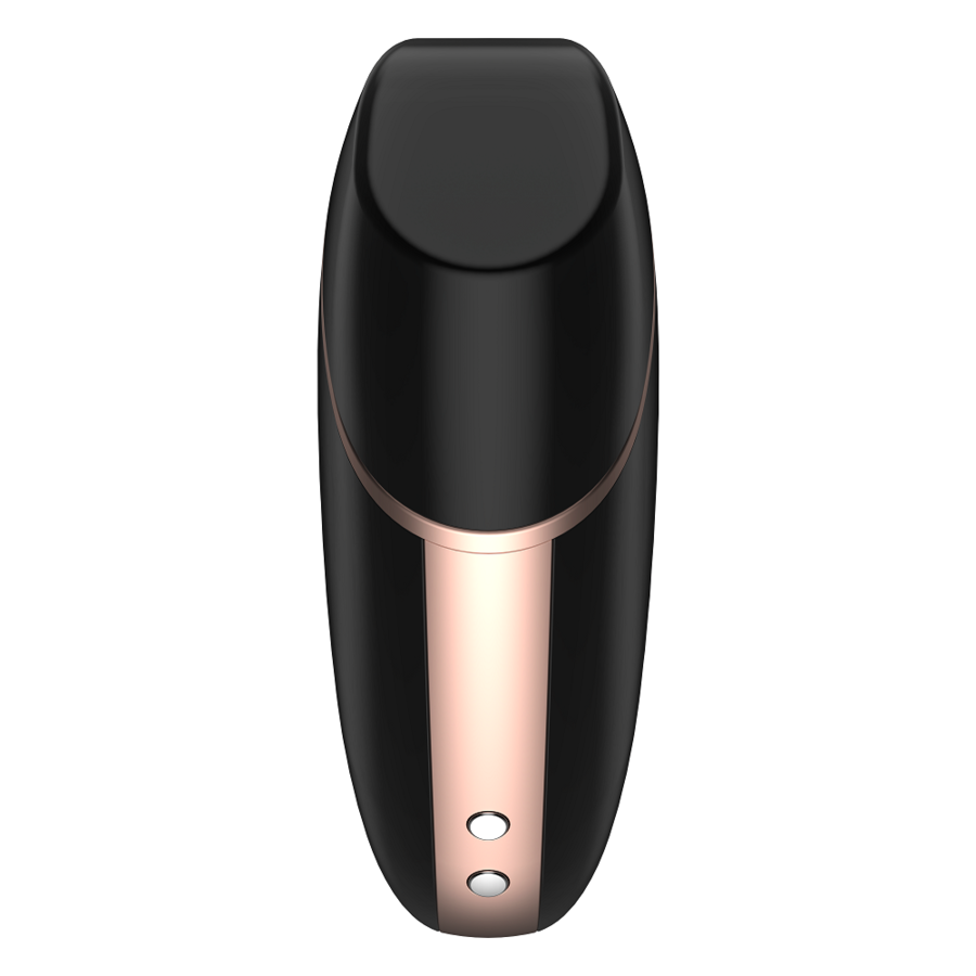 Stimolatore vibratore app intelligente connesso WiFi impermeabile Love Triangle nero silicone ricaricabile Satisfyer Connect