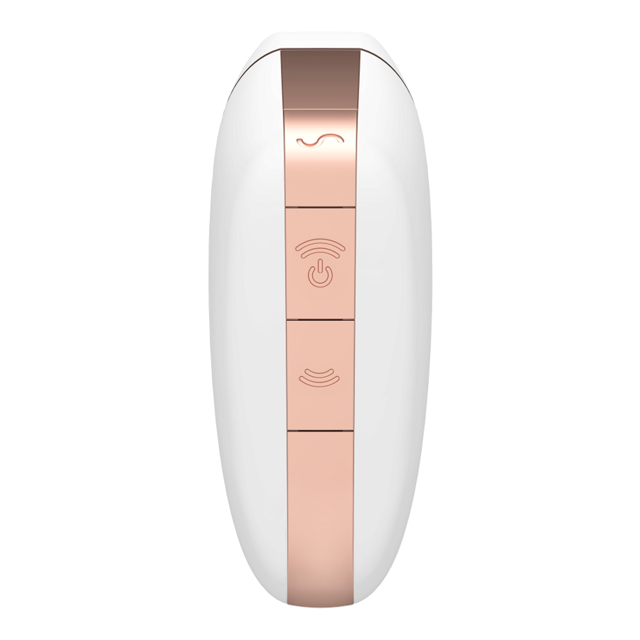 Stimolatore vibratore app intelligente connesso WiFi impermeabile Love Triangle nero silicone ricaricabile Satisfyer Connect