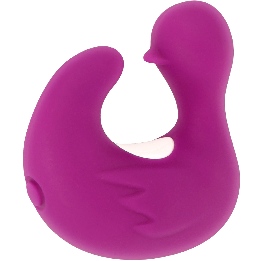 Ditale vibrante stimolante in silicone ricaricabile anatra ducky impermeabile silenzioso con vibrazioni potenti coverme