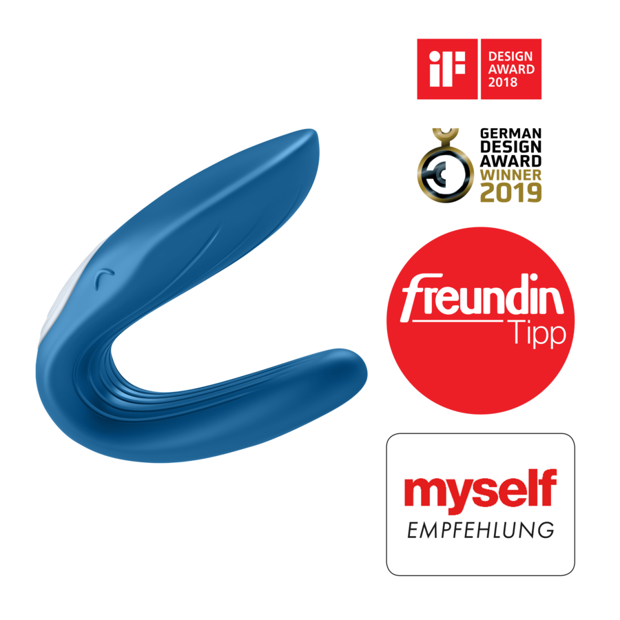 Satisfyer - Partner Toy Whale Vibrator Stimolante Entrambi I Partner Edizione 2020