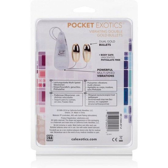 Calexotics - Proiettili Vibranti Gold Duo