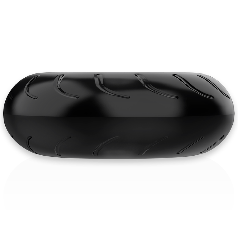 Anello fallico flessibile resistente ipoallergenico 5 cm nero prolunga piacere migliora prestazioni POWERING