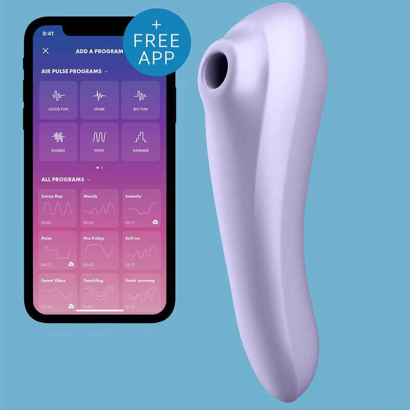Satisfyer - Vibromasseur Dual Pleasure Air Pulse Mauve