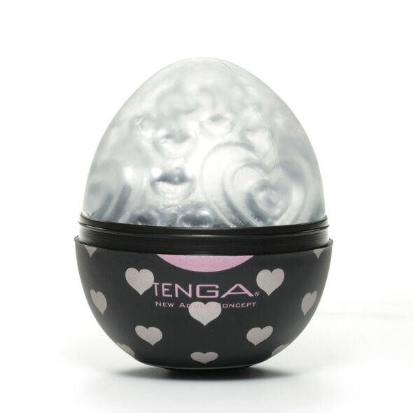 Masturbatore per coppie edizione San Valentino con design a cuore realizzato in silicone con lubrificante incluso Tenga
