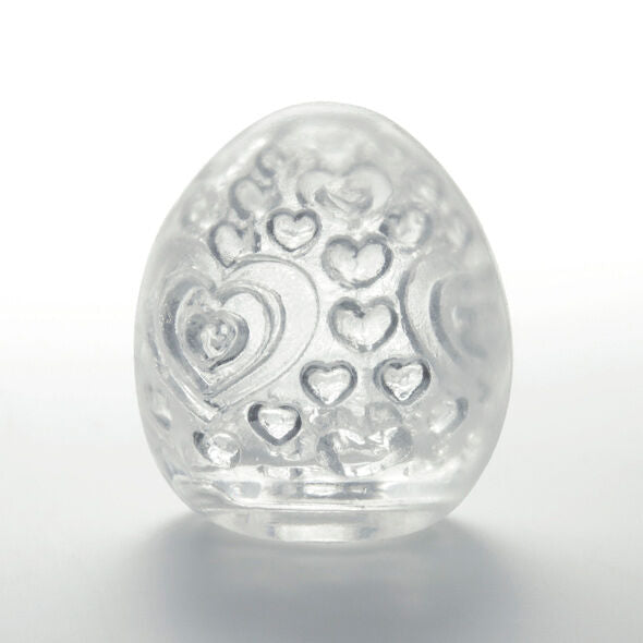 Masturbatore per coppie edizione San Valentino con design a cuore realizzato in silicone con lubrificante incluso Tenga