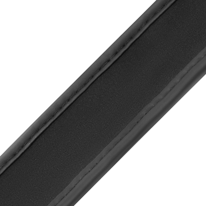 Collare regolabile in neoprene da sottomissione con catena da passeggio bondage