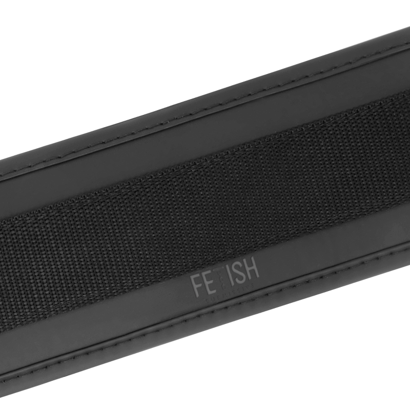 Harnais constrictif avec bande et poignées Position Doggy Style Obligatoire en cuir vegan et néoprène Fetish BDSM