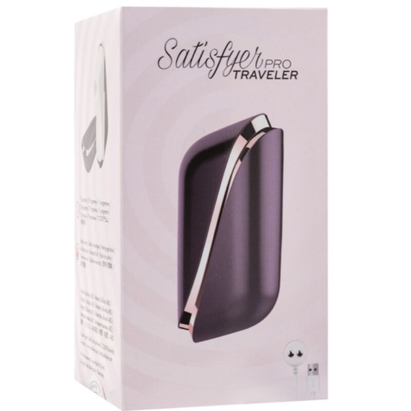 Stimolatore compatto con 11 impostazioni onde di pressione silenziose impermeabile ricaricabile Satisfyer Air Pulse