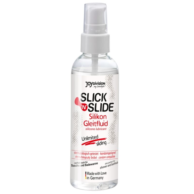 Lubrificante silicone lunga durata uso con preservativi efficace in acqua per massaggi 100 ml JOYDIVISION