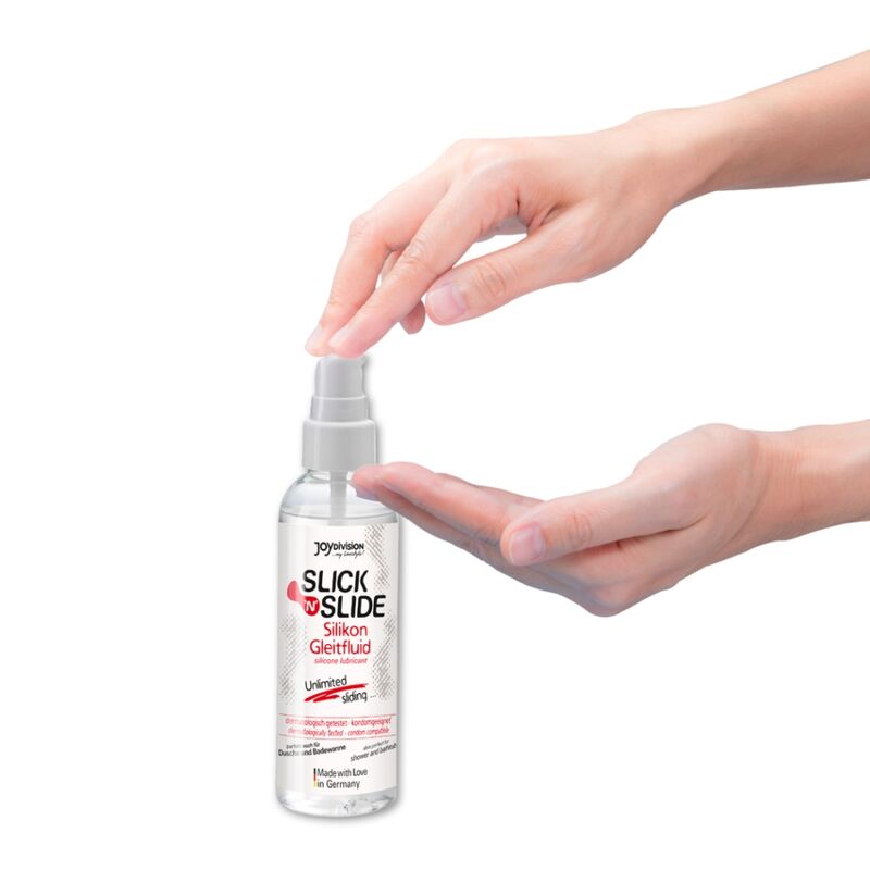 Lubrificante silicone lunga durata uso con preservativi efficace in acqua per massaggi 100 ml JOYDIVISION