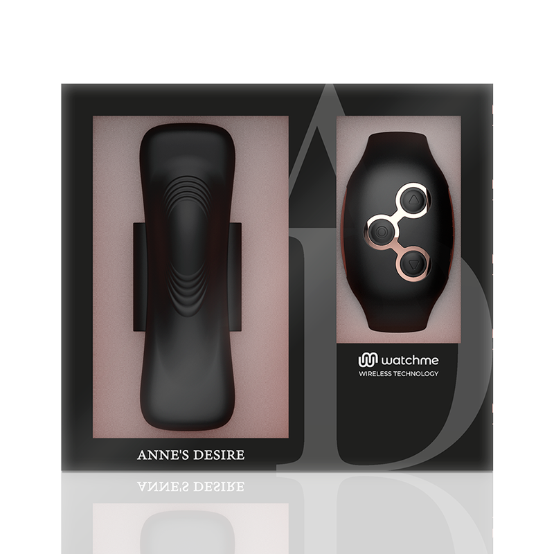 Anne'S Desire - Panty Pleasure Technology Watchme Black/Gold