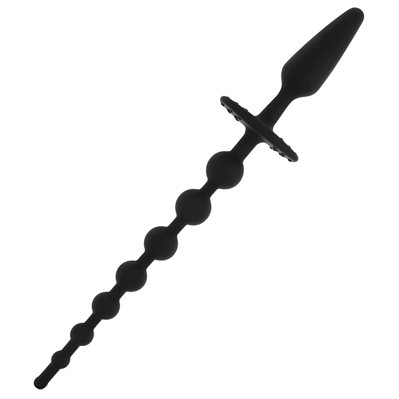 Plug e catena anale in silicone flessibile 30 cm senza ftalati per piacere singolo o di coppia Ohmama Anal