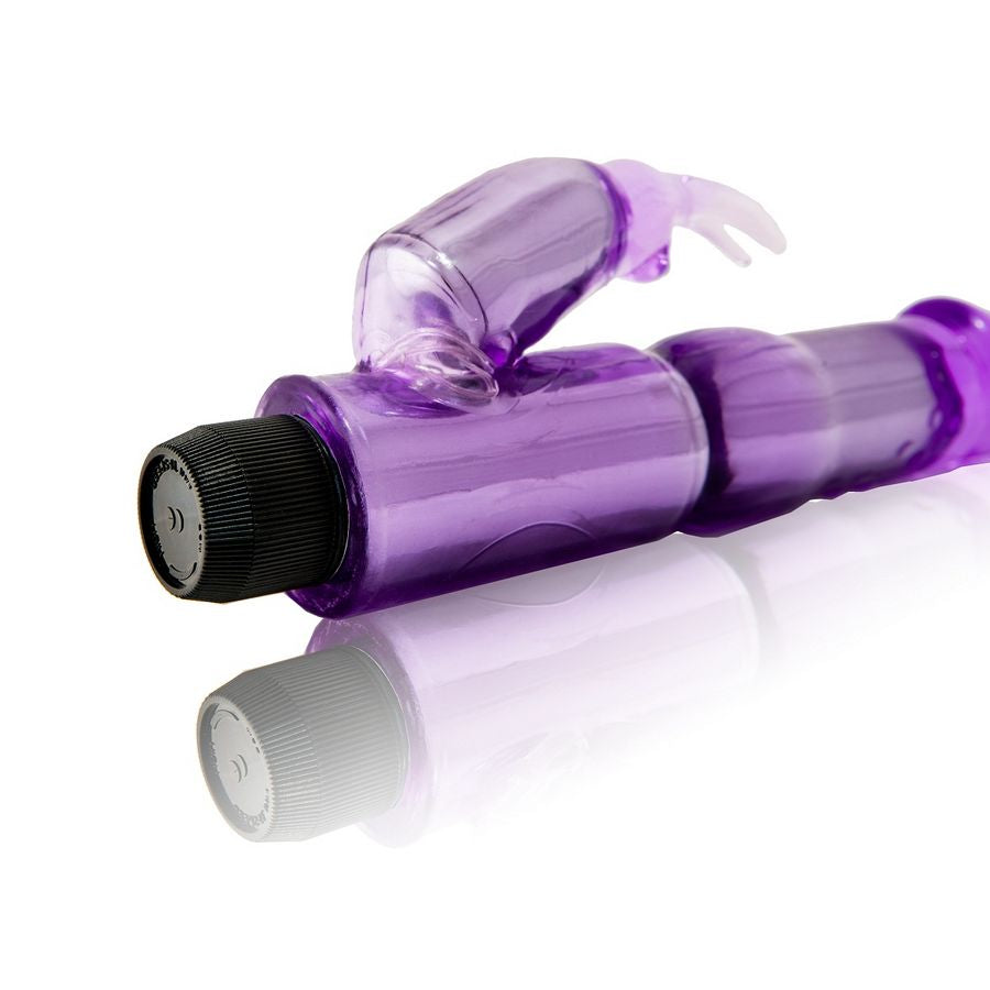Vibratore rabbit in gel con doppio motore stimolazione vagina e clitoride velocità regolabile Vibrators