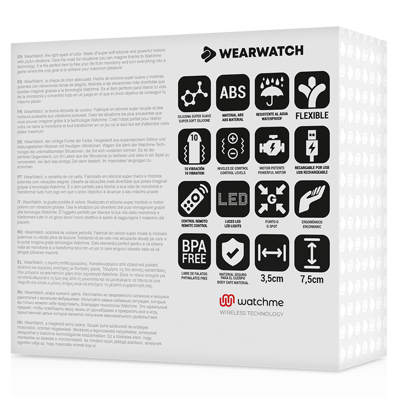 Wearwatch - Watchme Technology Télécommande Oeuf Eau de Mer / Rose