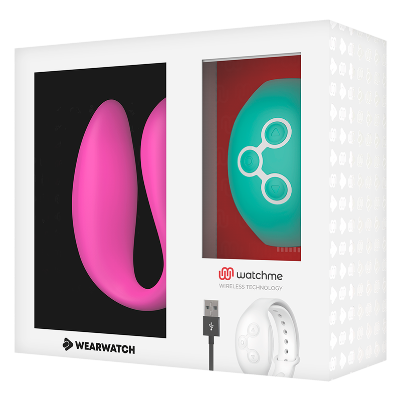 Wearwatch - Watchme Dual Technology Vibrator Fuchsia / Sea Water