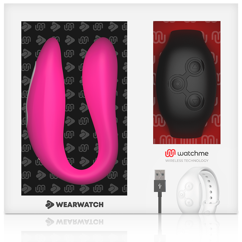 Wearwatch - Watchme Dual Technology Vibrator Fuchsia/Azabache