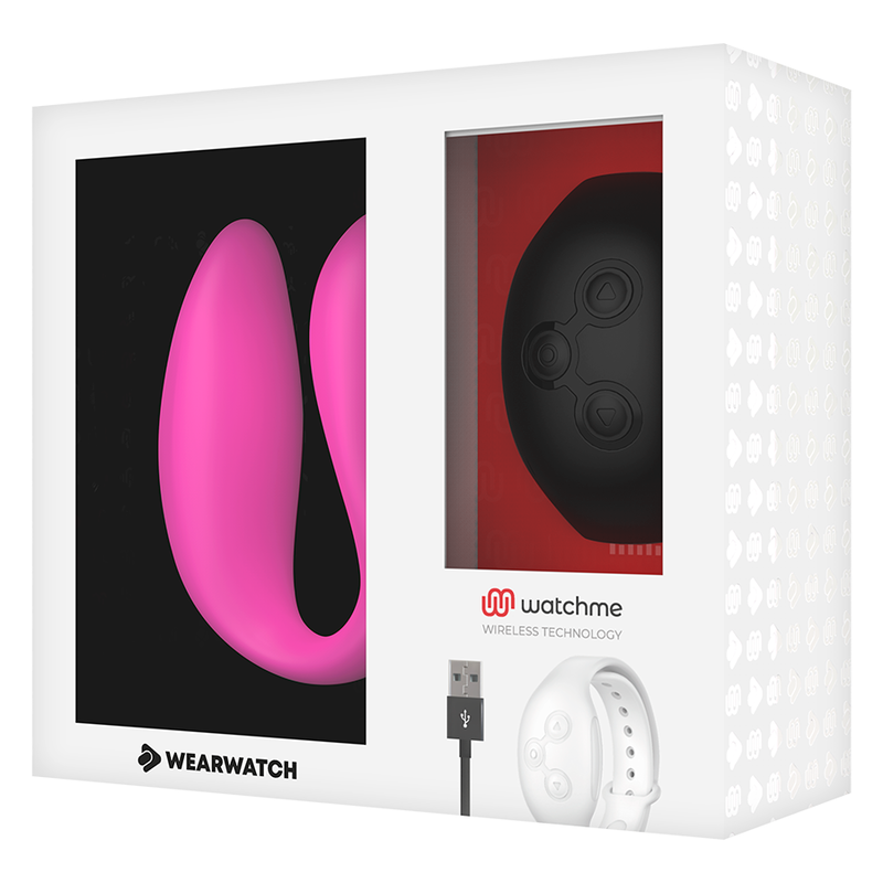 Wearwatch - Watchme Dual Technology Vibrator Fuchsia/Azabache